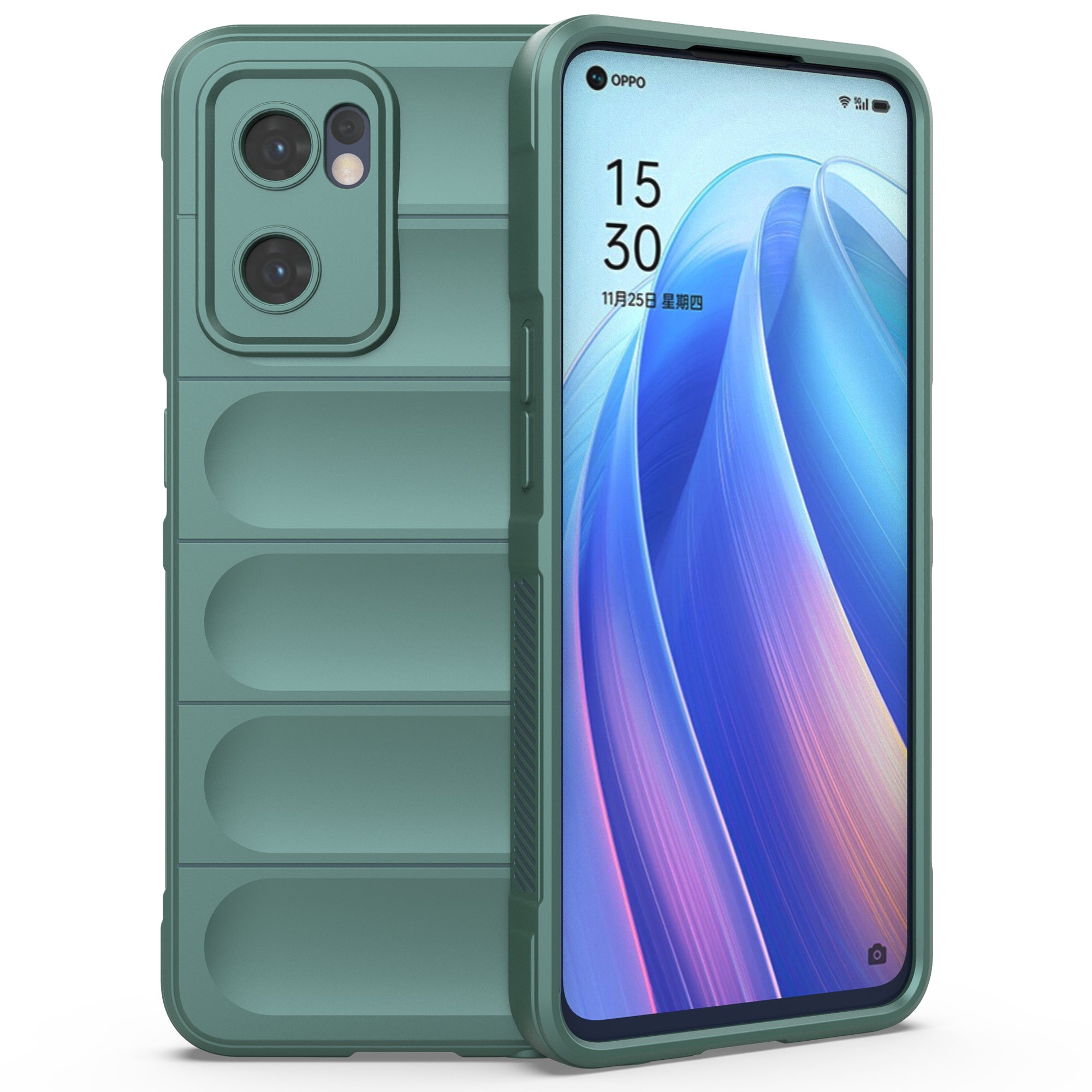 For Oppo Reno7 5G (Global) Find X5 Lite Soft TPU Case Rugged Back Shock Absorption Phone Cover