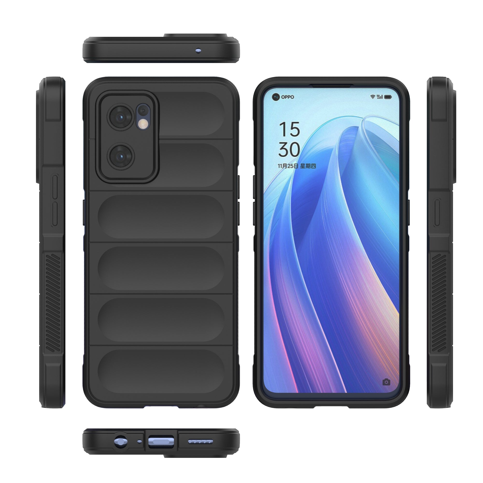 For Oppo Reno7 5G (Global) Find X5 Lite Soft TPU Case Rugged Back Shock Absorption Phone Cover