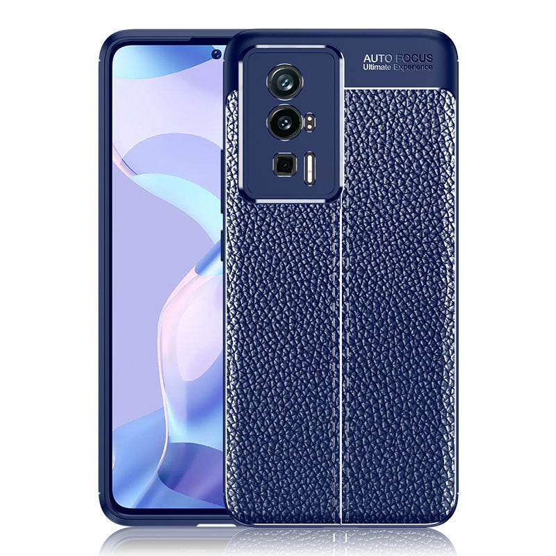 For Xiaomi Poco F5 Pro 5G Redmi K60 Pro 5G K60 5G Litchi Texture Drop Protection TPU Cover Phone Shell Anti-Scratch Phone Case