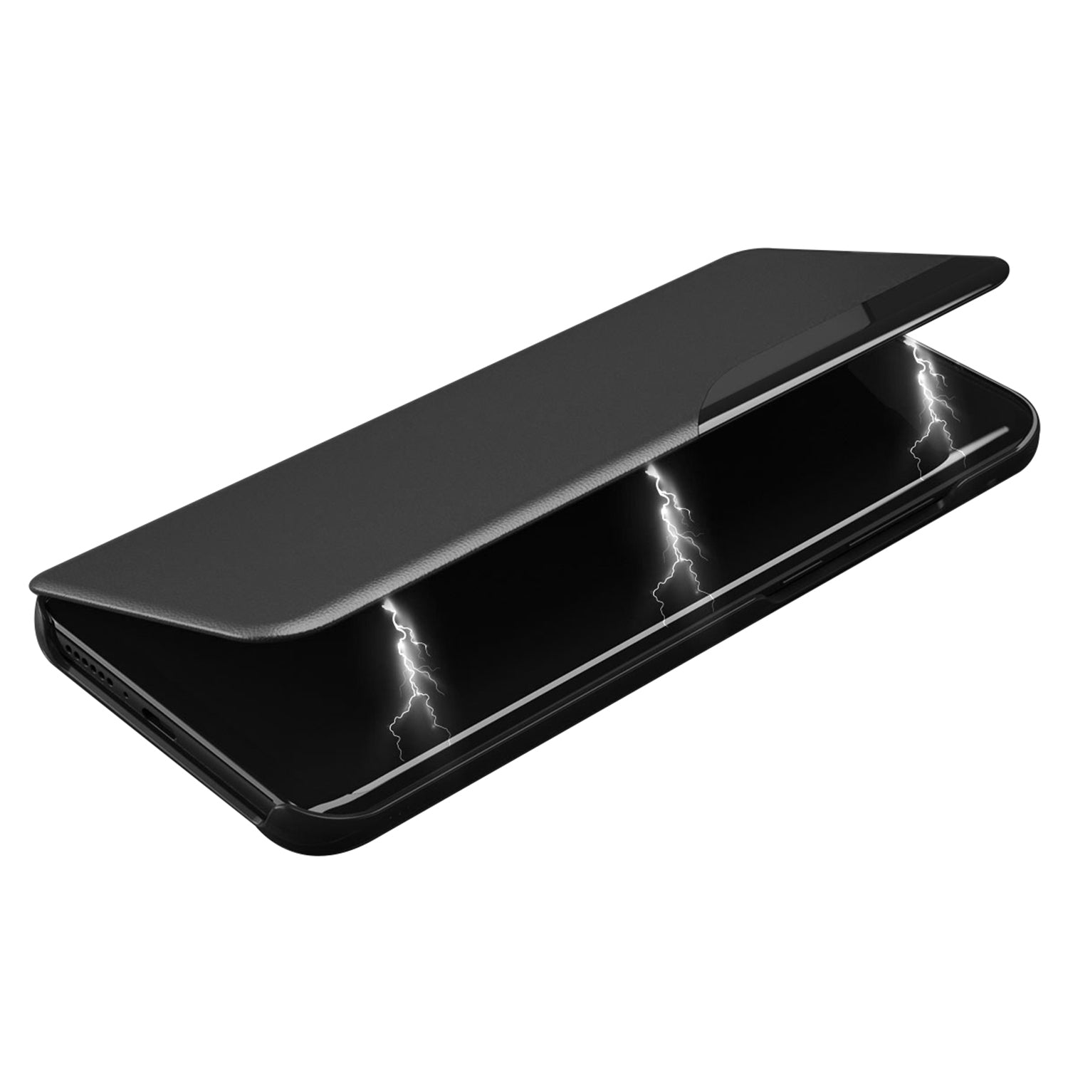 For Samsung Galaxy A54 5G Phone Case Clear View Window Anti-scratch Flip Leather Phone Cover with Stand