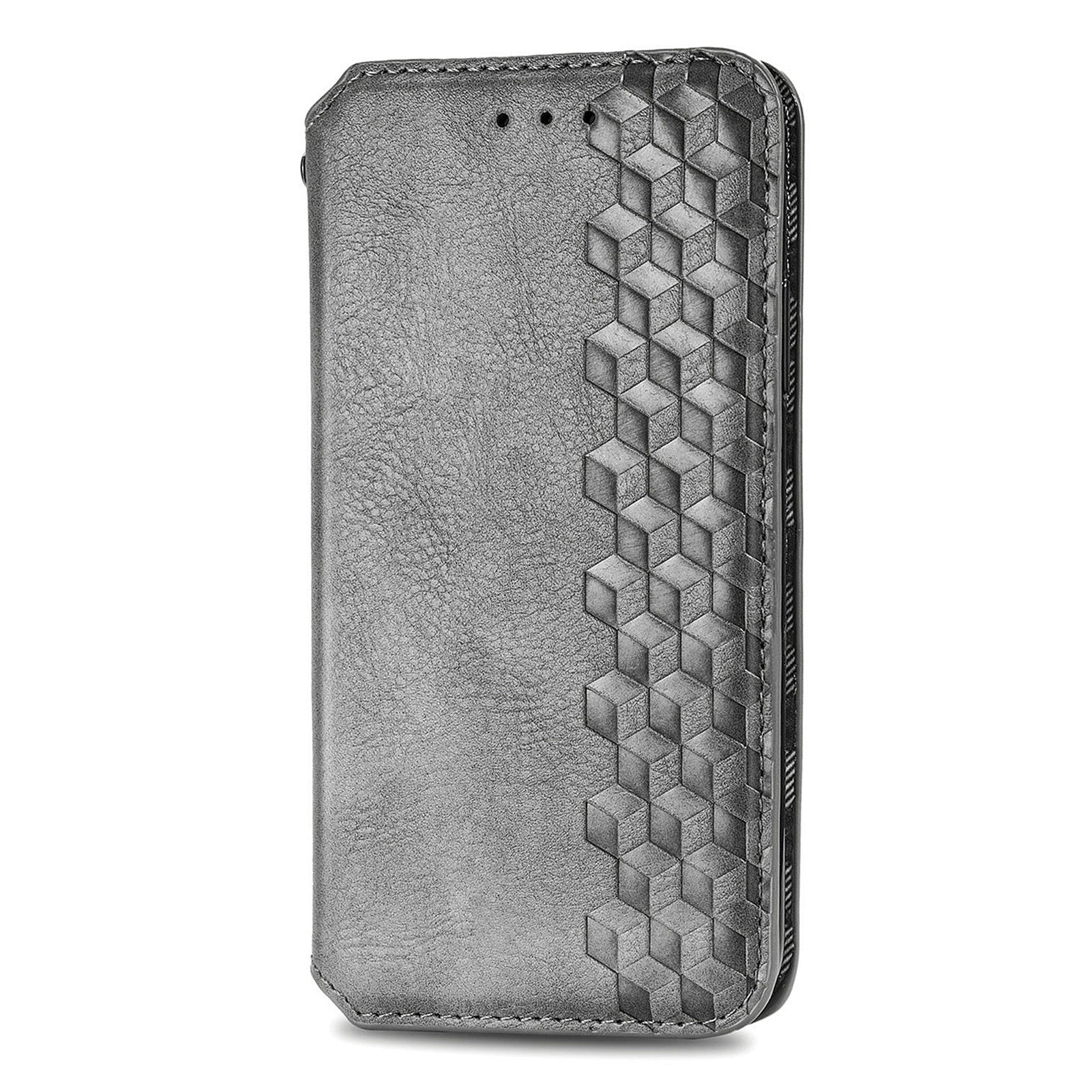 For Samsung Galaxy A54 5G Anti-Scratch PU Leather Rhombus Imprinted Cover Magnetic Auto-absorbed Stand Wallet Flip Phone Case