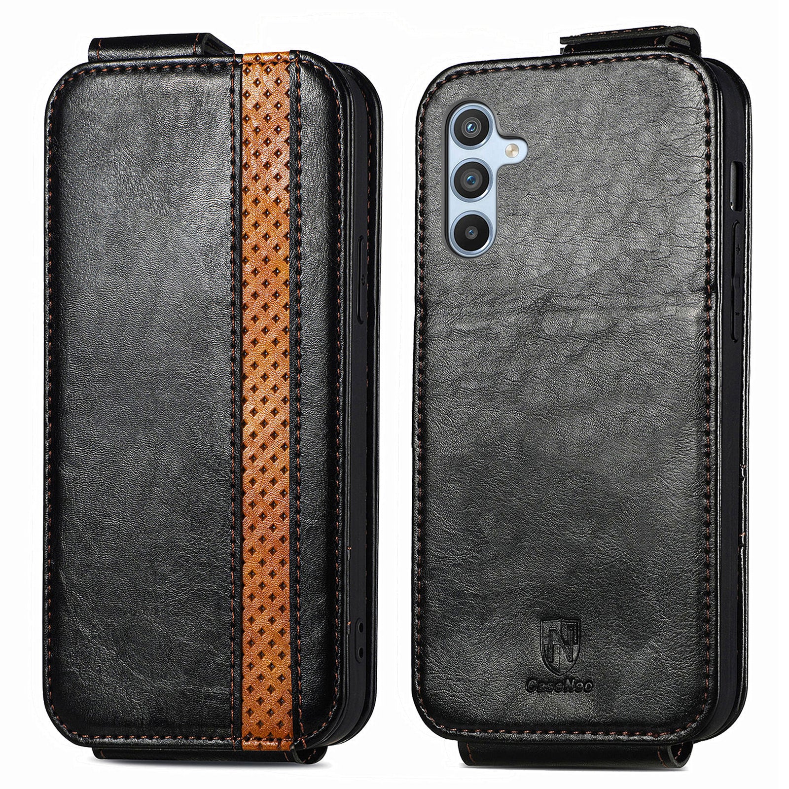 Řada CASENEO 003 pro Samsung Galaxy A54 5G sesazovací PU kožené pouzdro na telefon s plnou ochranou stojánek Kryt držáku karty