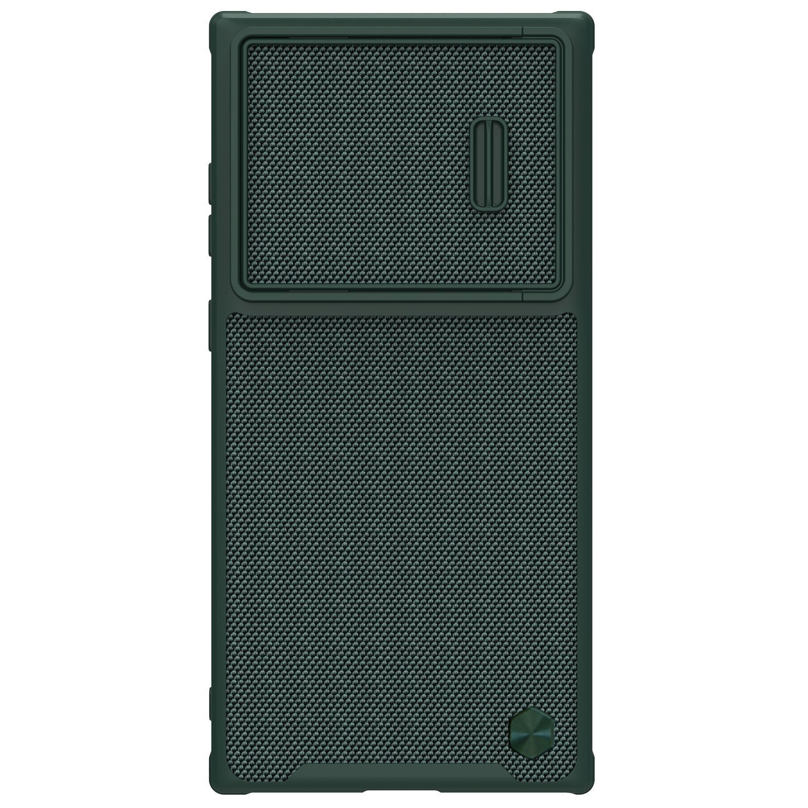 NILLKIN For Samsung Galaxy S23 Ultra Hard PC Soft TPU Case Drop-proof Phone Cover with Sliding Lens Protection
