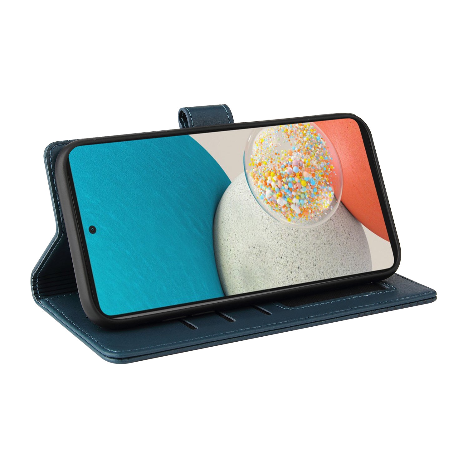 Řada GQ.UTROBE 009 pro Samsung Galaxy A53 5G Splicing PU kožené pouzdro na telefon Stojan na peněženku Kryt s magnetickou sponou
