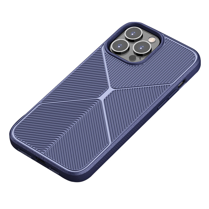 TPU Case for iPhone 12 12 Pro 6.1 inch Shockproof Airbag Design X Design Anti-slip Strips Matte Phone Cover