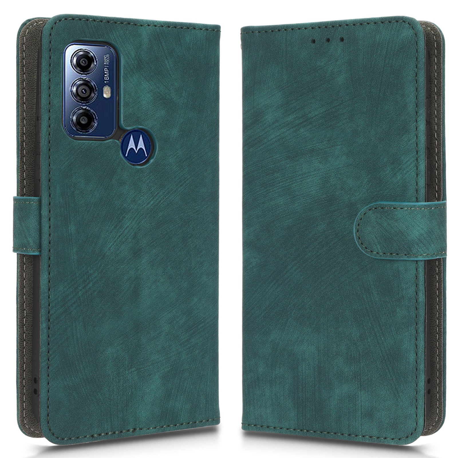 Pro Motorola Moto G Play (2023) 4G pouzdro na telefon s blokováním RFID PU kožené magnetické pouzdro na telefon odolný proti poškrábání a pádům se stojanem na peněženku