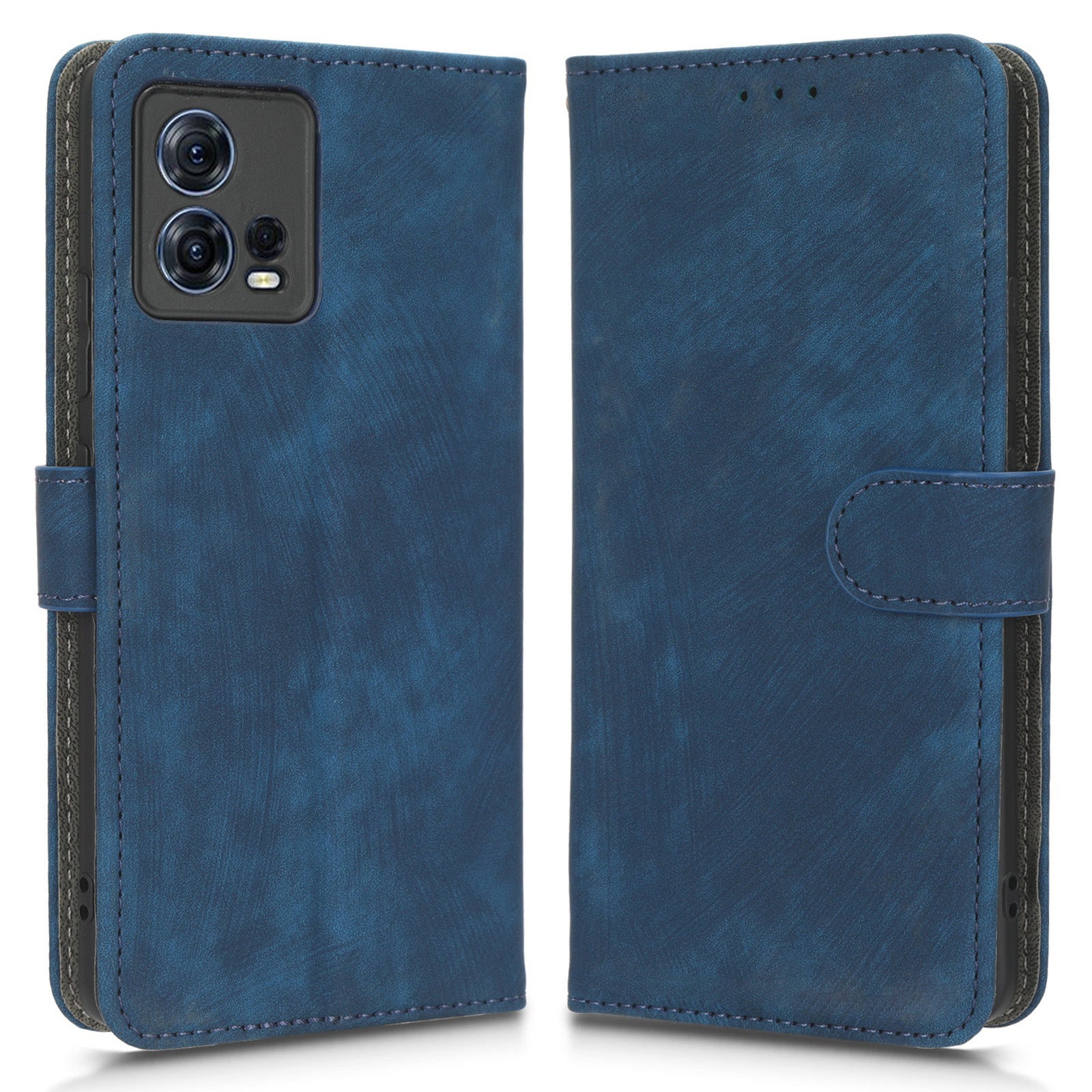 For Motorola Edge 30 Fusion 5G Moto S30 Pro 5G Protective Phone Case RFID Blocking Magnetic Flip Leather Wallet Cover with Stand