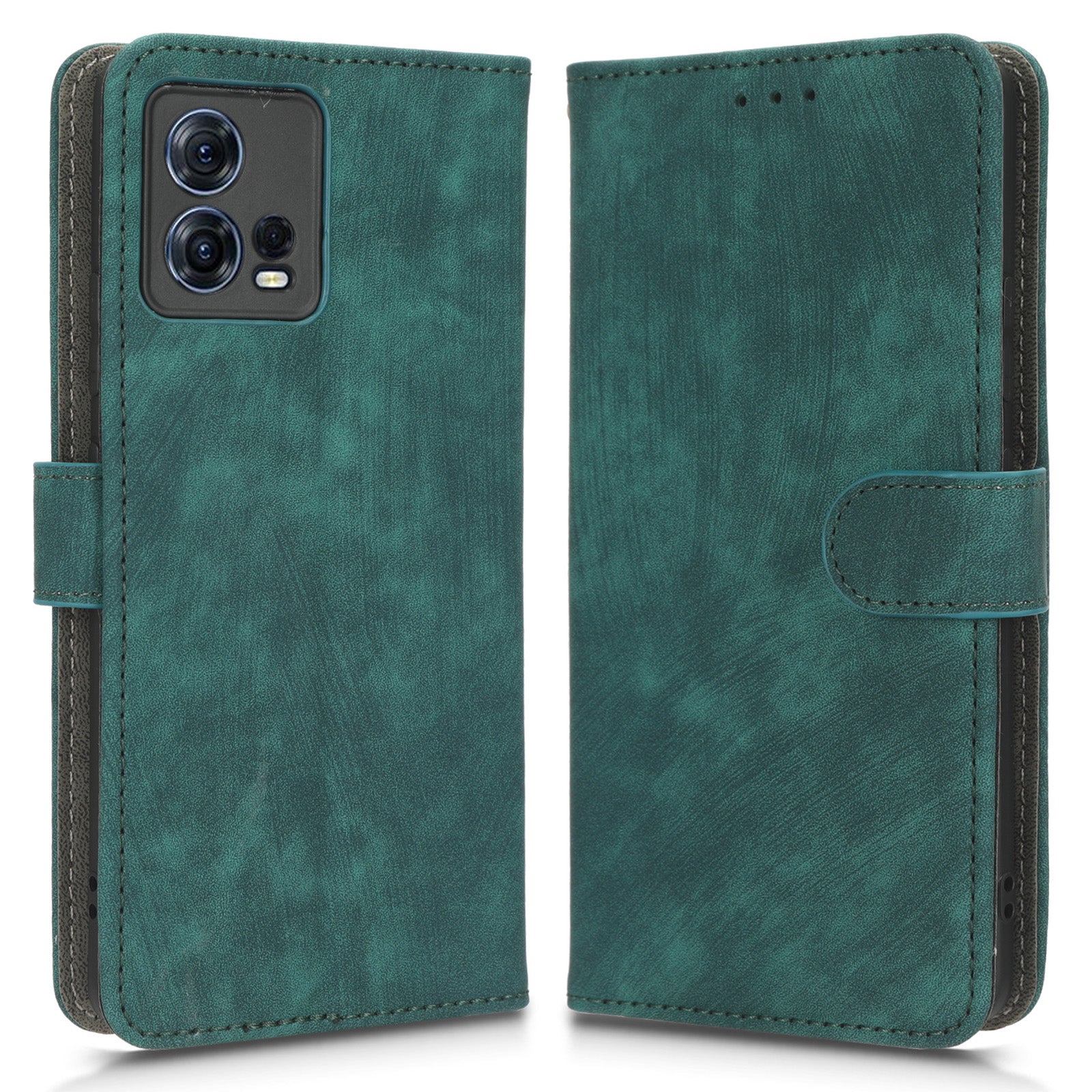 For Motorola Edge 30 Fusion 5G Moto S30 Pro 5G Protective Phone Case RFID Blocking Magnetic Flip Leather Wallet Cover with Stand