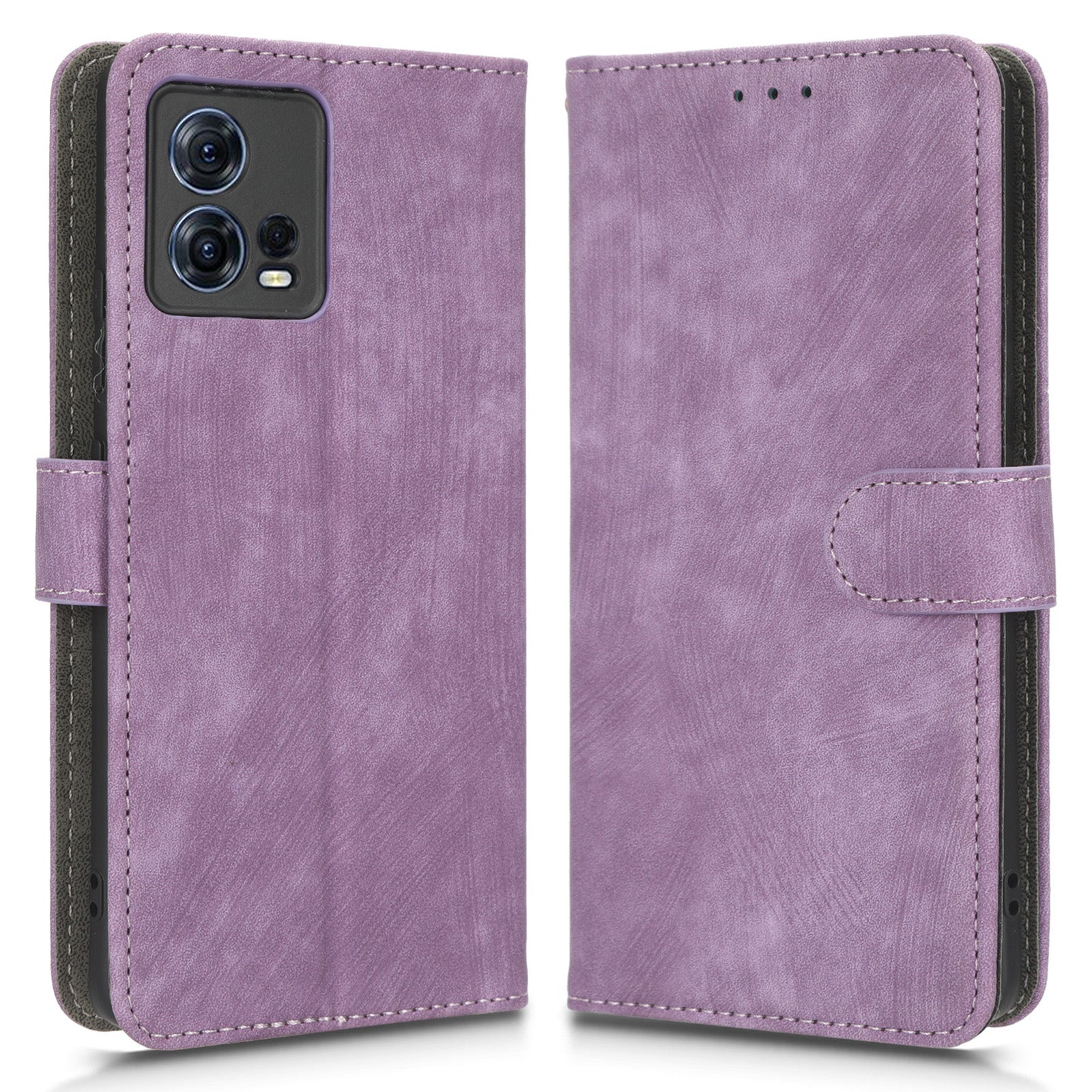 For Motorola Edge 30 Fusion 5G Moto S30 Pro 5G Protective Phone Case RFID Blocking Magnetic Flip Leather Wallet Cover with Stand