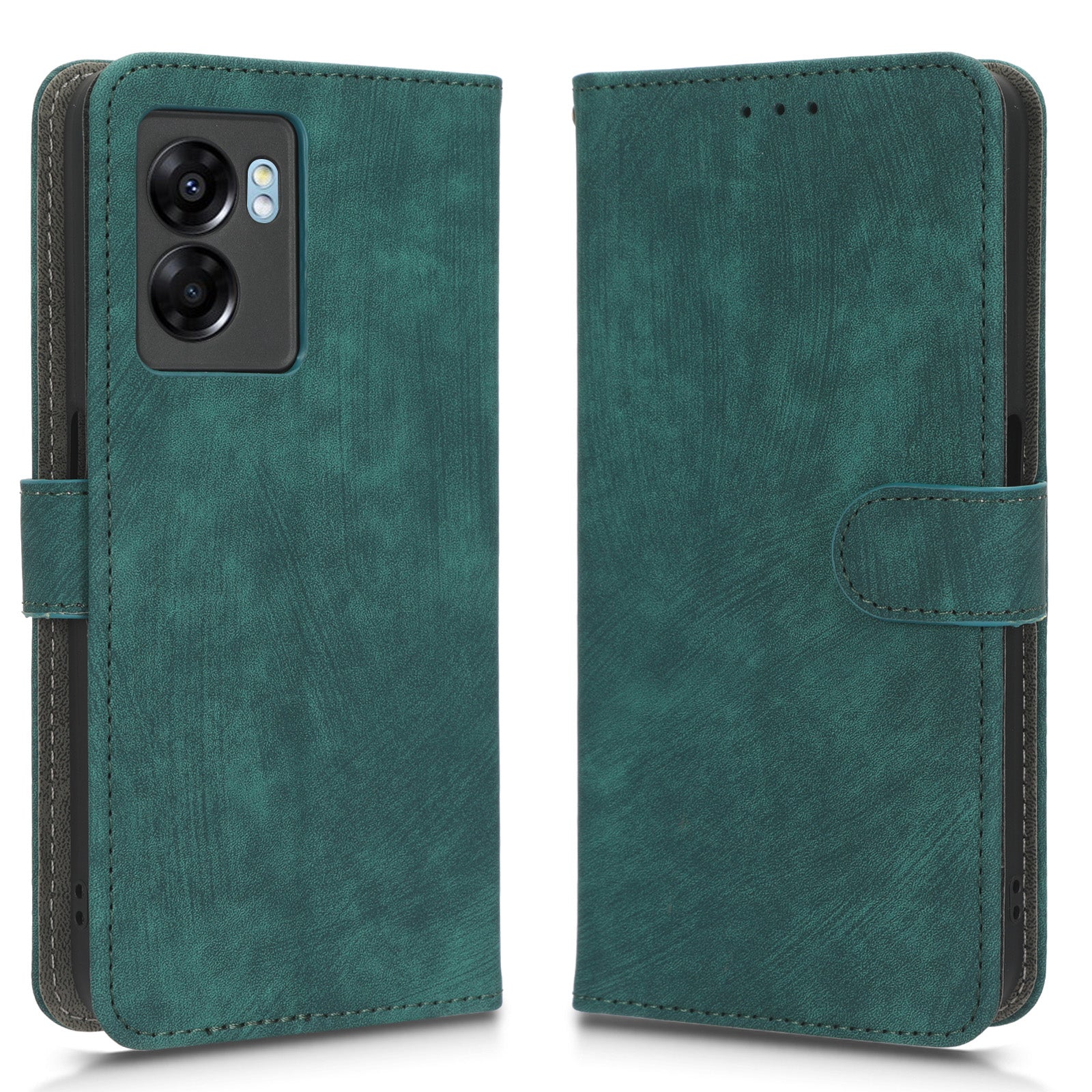 For Oppo A57 (2022) 5G A77 5G K10 5G Realme V23 5G Q5i Narzo 50 5G OnePlus Nord N300 5G RFID Blocking PU Leather Phone Case Magnetic Cover with Wallet Stand