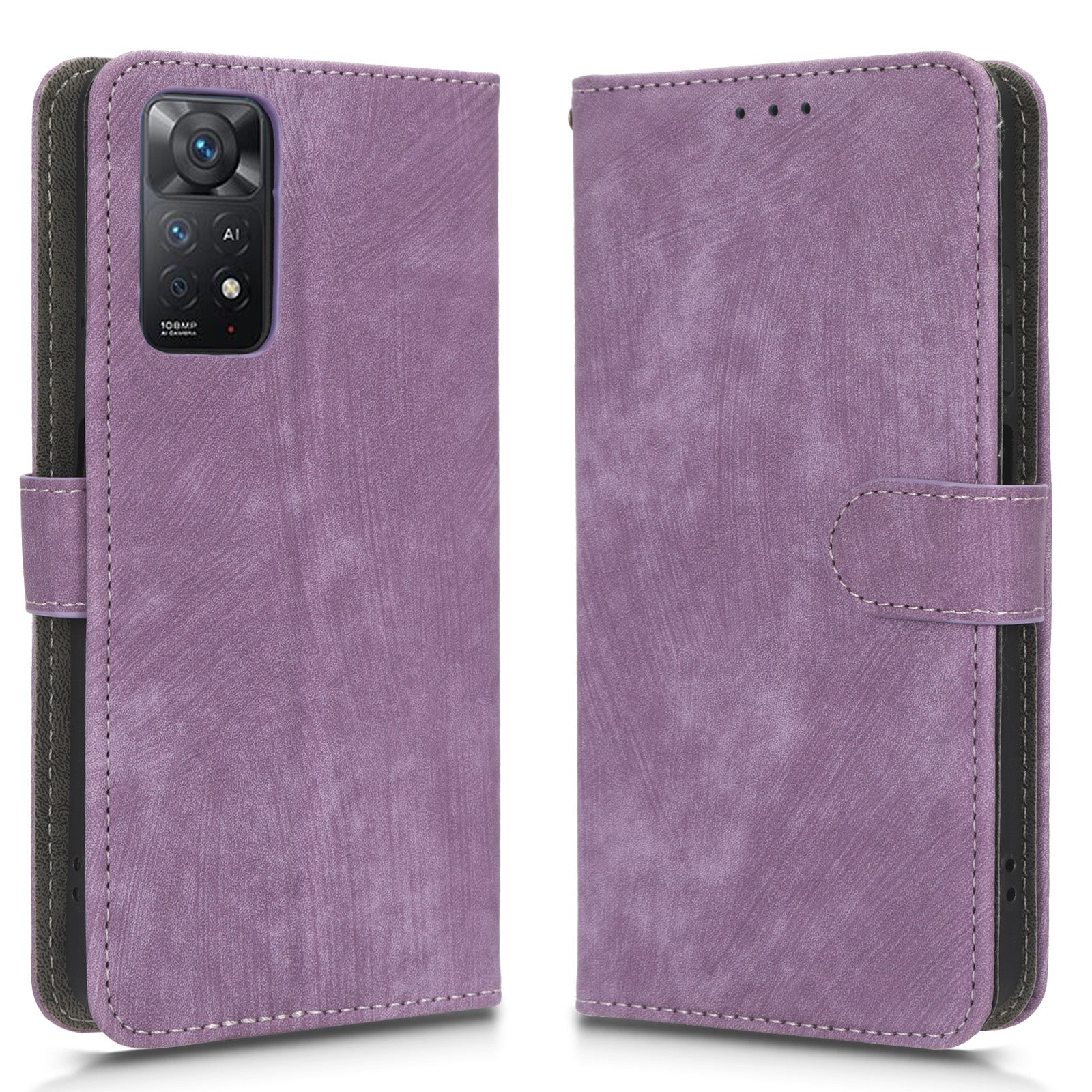 For Xiaomi Redmi Note 11 Pro 4G (MediaTek) Note 11 Pro 5G (Qualcomm) Note 12 Pro 4G Note 11E Pro 5G RFID Blocking PU Leather Phone Case Fully Wrapped Magnetic Mobile Phone Cover with Wallet Stand