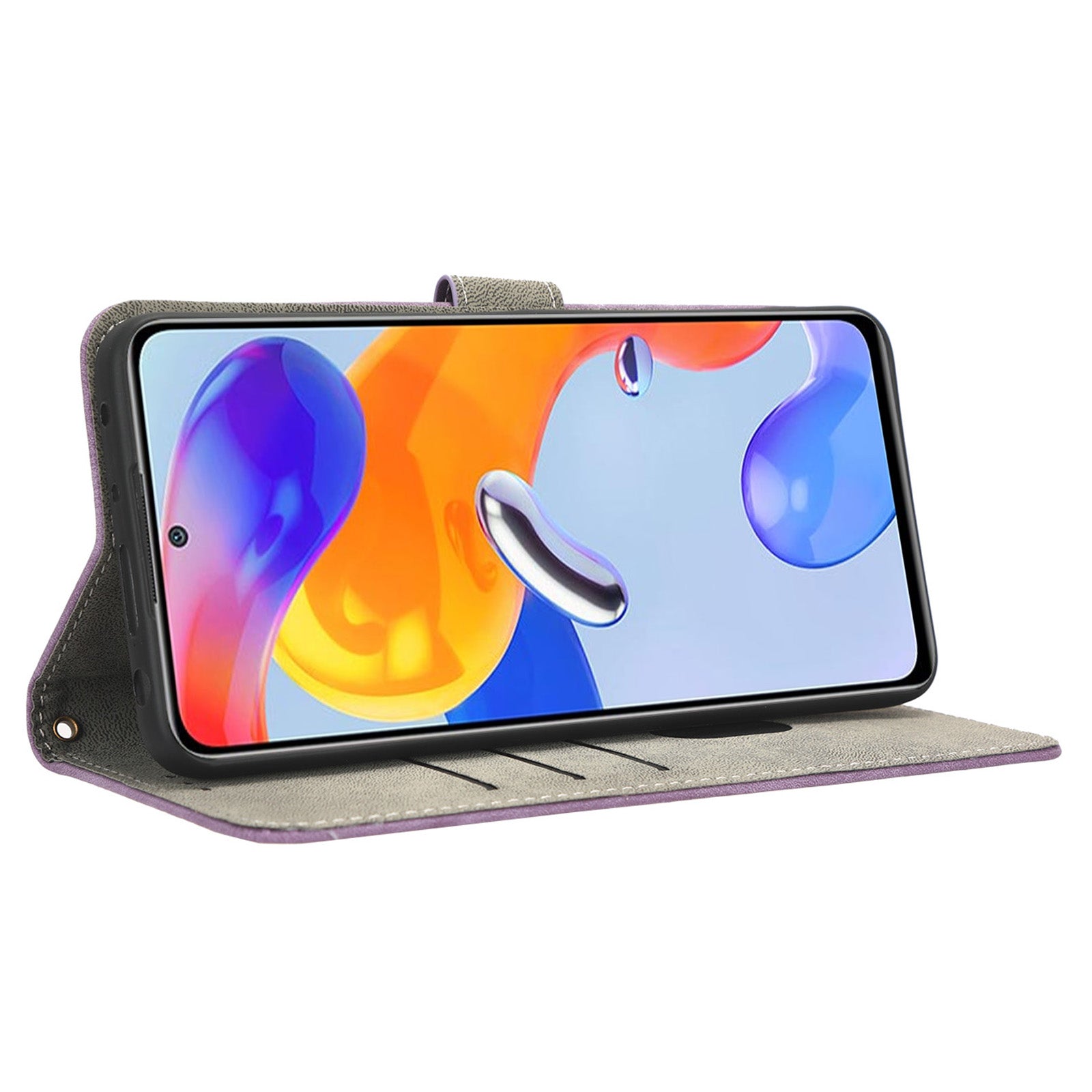 For Xiaomi Redmi Note 11 Pro 4G (MediaTek) Note 11 Pro 5G (Qualcomm) Note 12 Pro 4G Note 11E Pro 5G RFID Blocking PU Leather Phone Case Fully Wrapped Magnetic Mobile Phone Cover with Wallet Stand