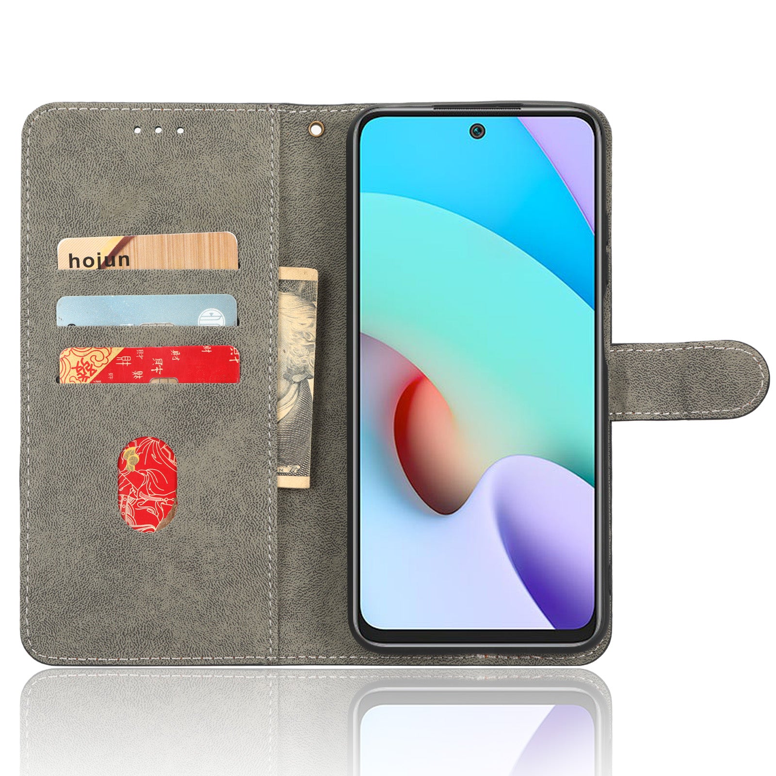 Phone Case For Xiaomi Redmi 10 4G (2021) Redmi Note 11 4G (MediaTek) Redmi 10 2022 4G Redmi 10 Prime Magnetic RFID Blocking PU Leather Flip Wallet Cover Stand