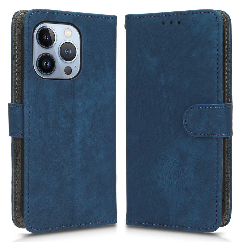 For iPhone 13 Pro Max 6.7 inch Magnetic PU Leather Phone Cover RFID Blocking Mobile Phone Case with Wallet Stand