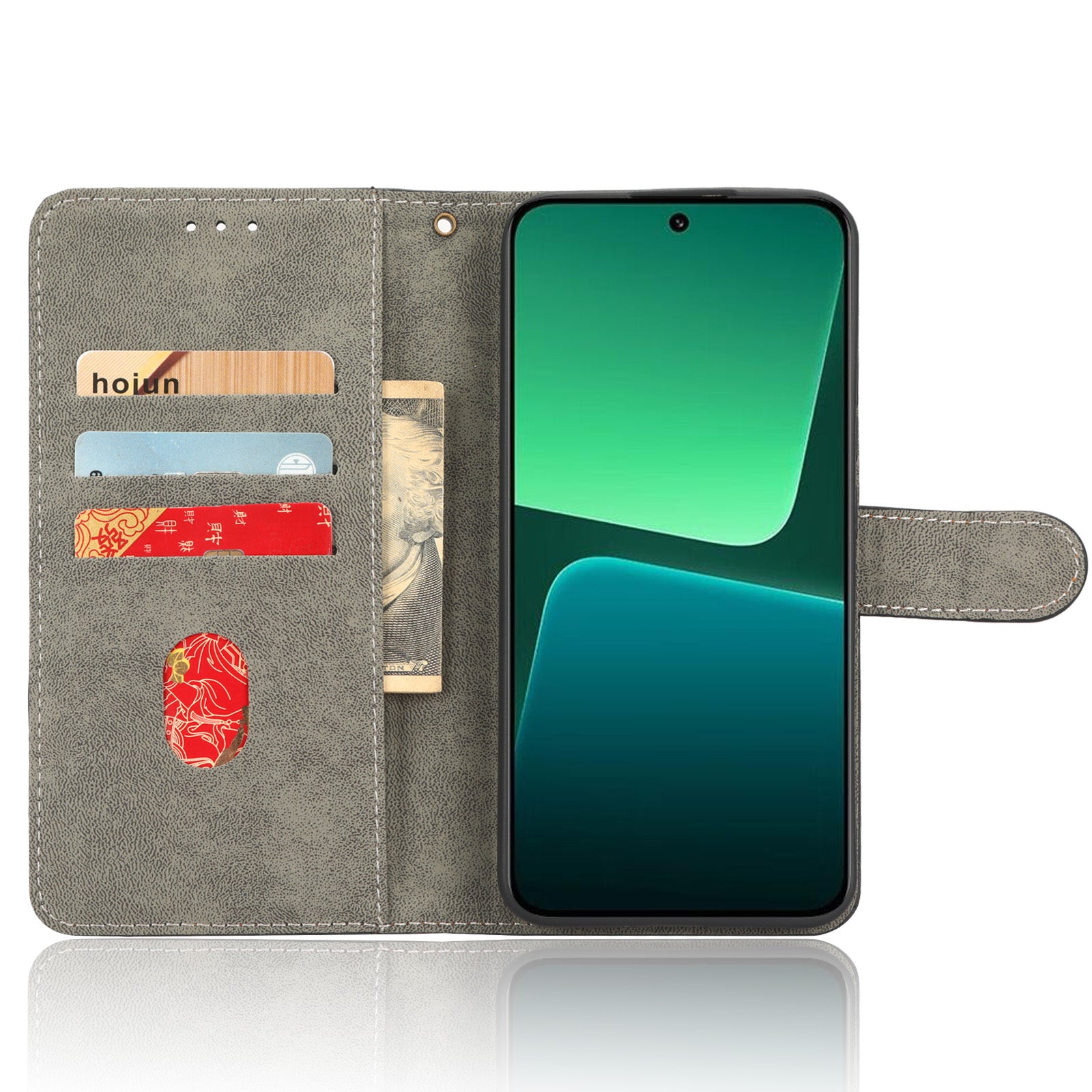 For Xiaomi 13 Pro 5G Flip Leather Wallet Phone Case Anti-fall RFID Blocking Phone Cover with Wallet