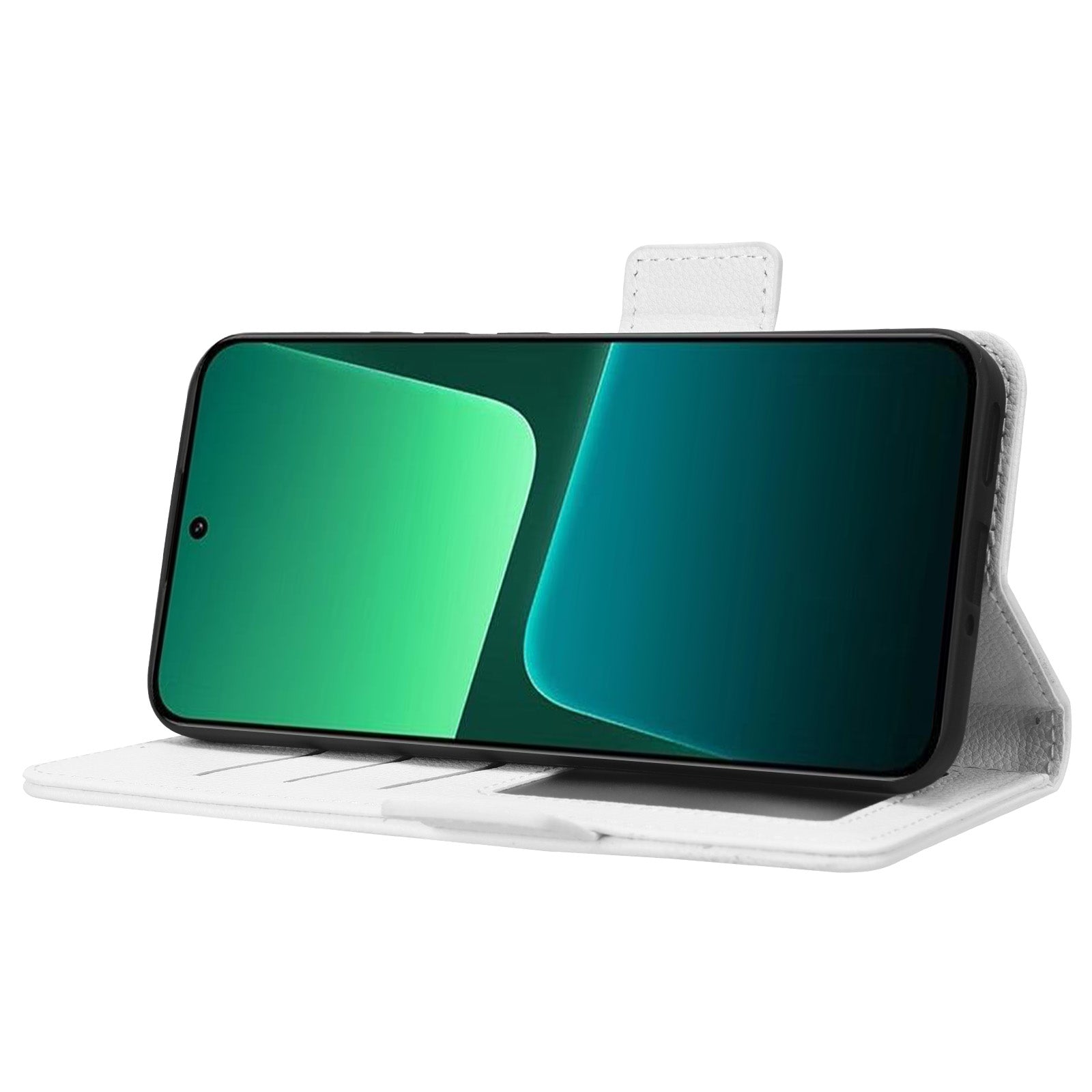 For Xiaomi 13 Pro 5G Dual Magnetic Clasp Litchi Texture Flip Leather Phone Case Wallet Stand Protective Phone Cover