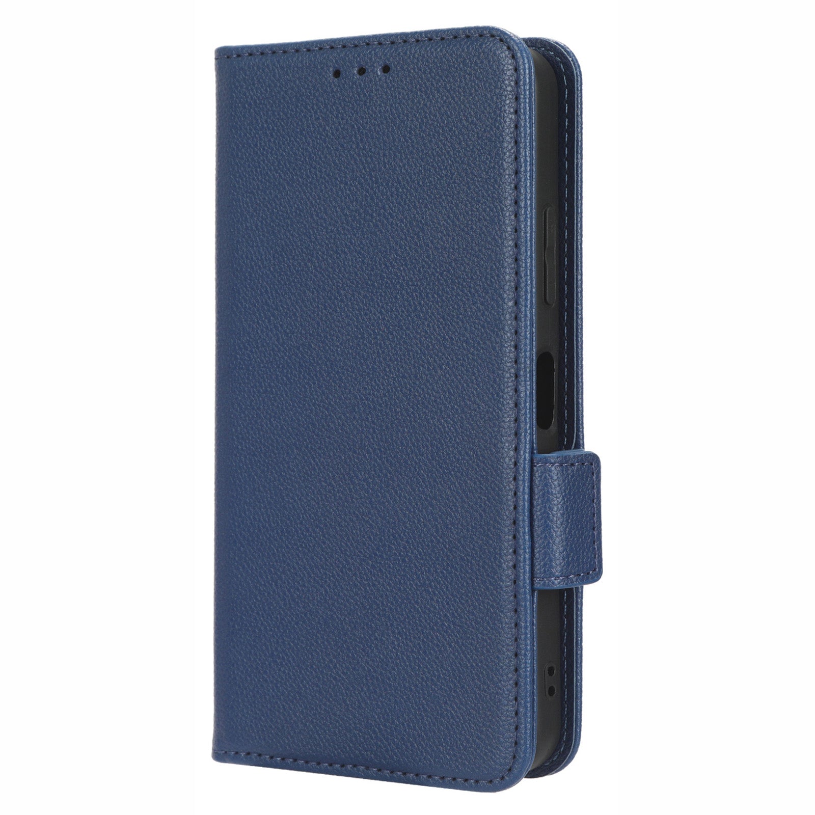 PU Leather Smartphone Case For Huawei nova Y61 4G Enjoy 50z 4G Dual Magnetic Clasp Litchi Texture Flip Wallet Stand Scratch-resistant Phone Cover