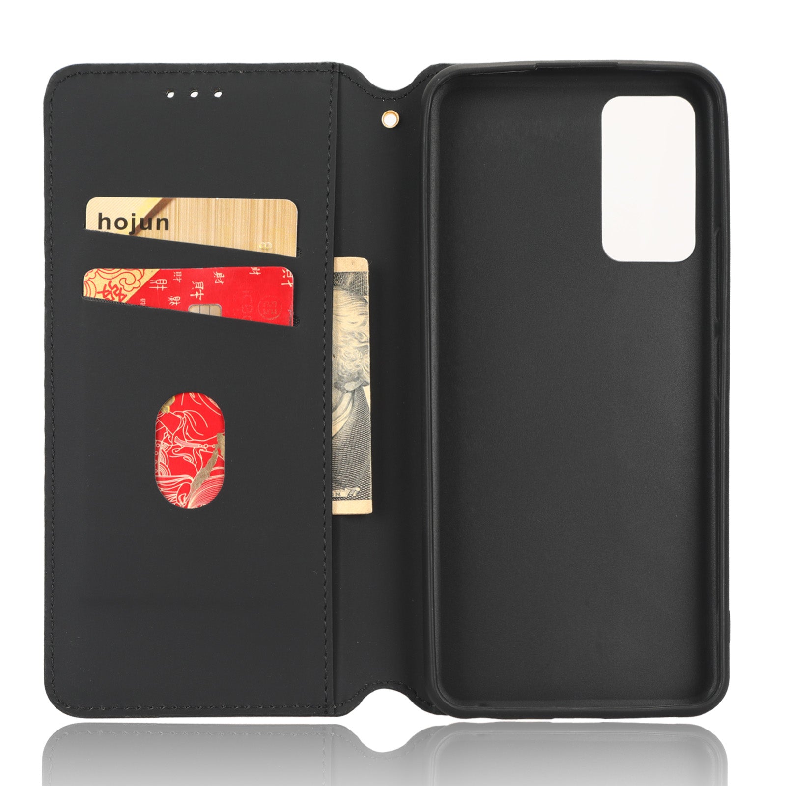 Til TCL 405 406 T506D Rhombus mønster påtrykt PU læder Beskyttende Flip Telefon Pung Cover Stand Magnetisk Autoabsorberet Anti-ridse Telefon Taske