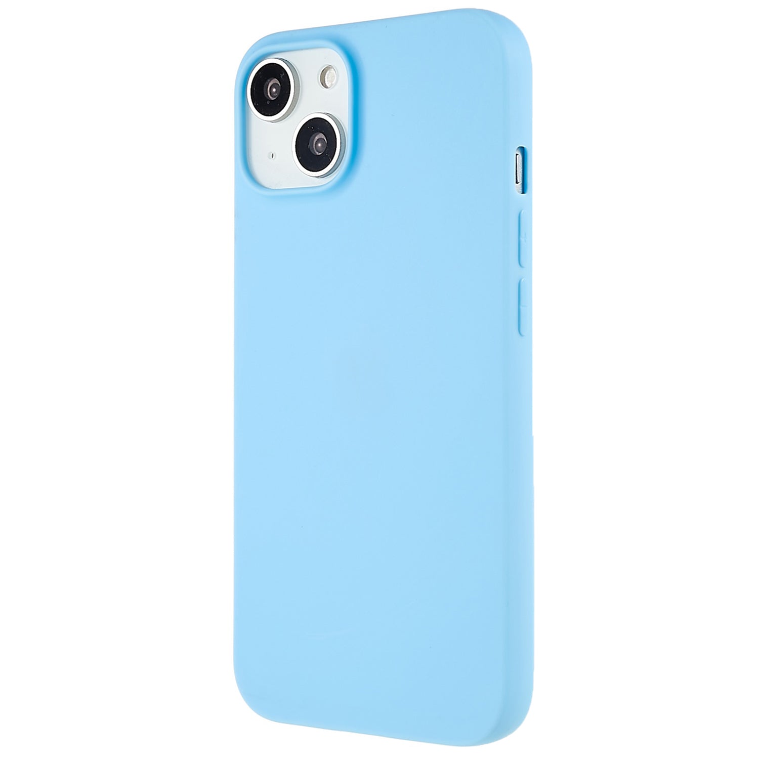 For iPhone 14 Smooth Matte Soft TPU Cover Shockproof Absorption Flexible Phone Case