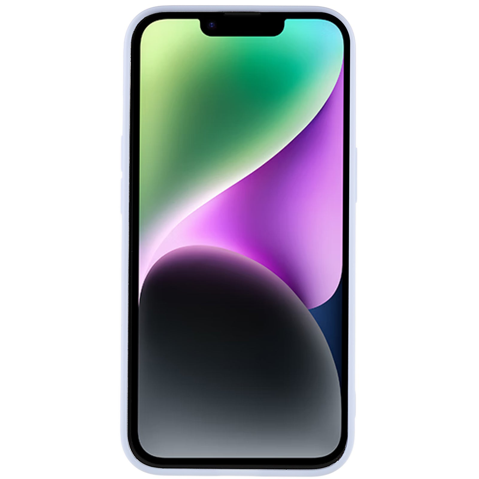 For iPhone 14 Smooth Matte Soft TPU Cover Shockproof Absorption Flexible Phone Case