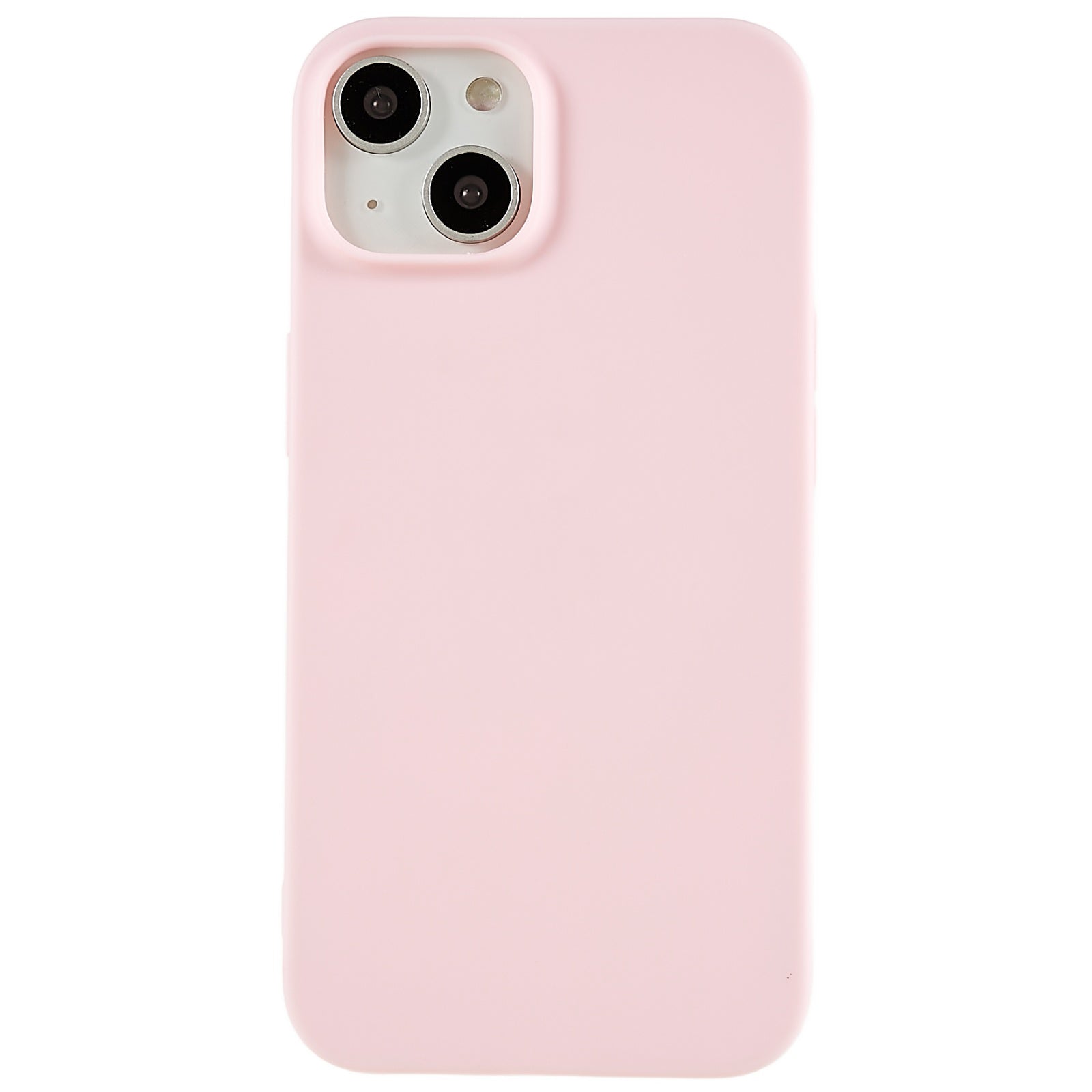 For iPhone 14 Smooth Matte Soft TPU Cover Shockproof Absorption Flexible Phone Case