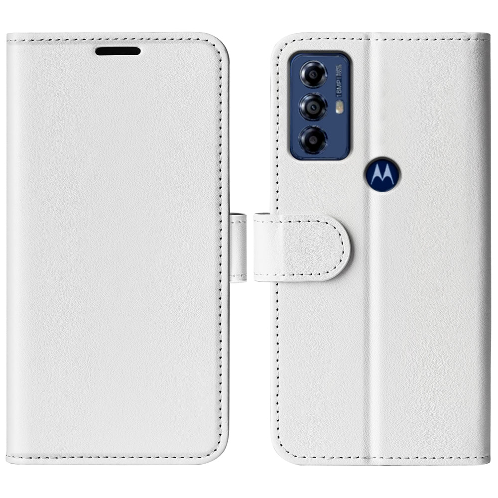 For Motorola Moto G Play (2023) 4G Crazy Horse Texture PU Leather Flip Folio Case Stand Wallet Magnetic Closure Phone Cover