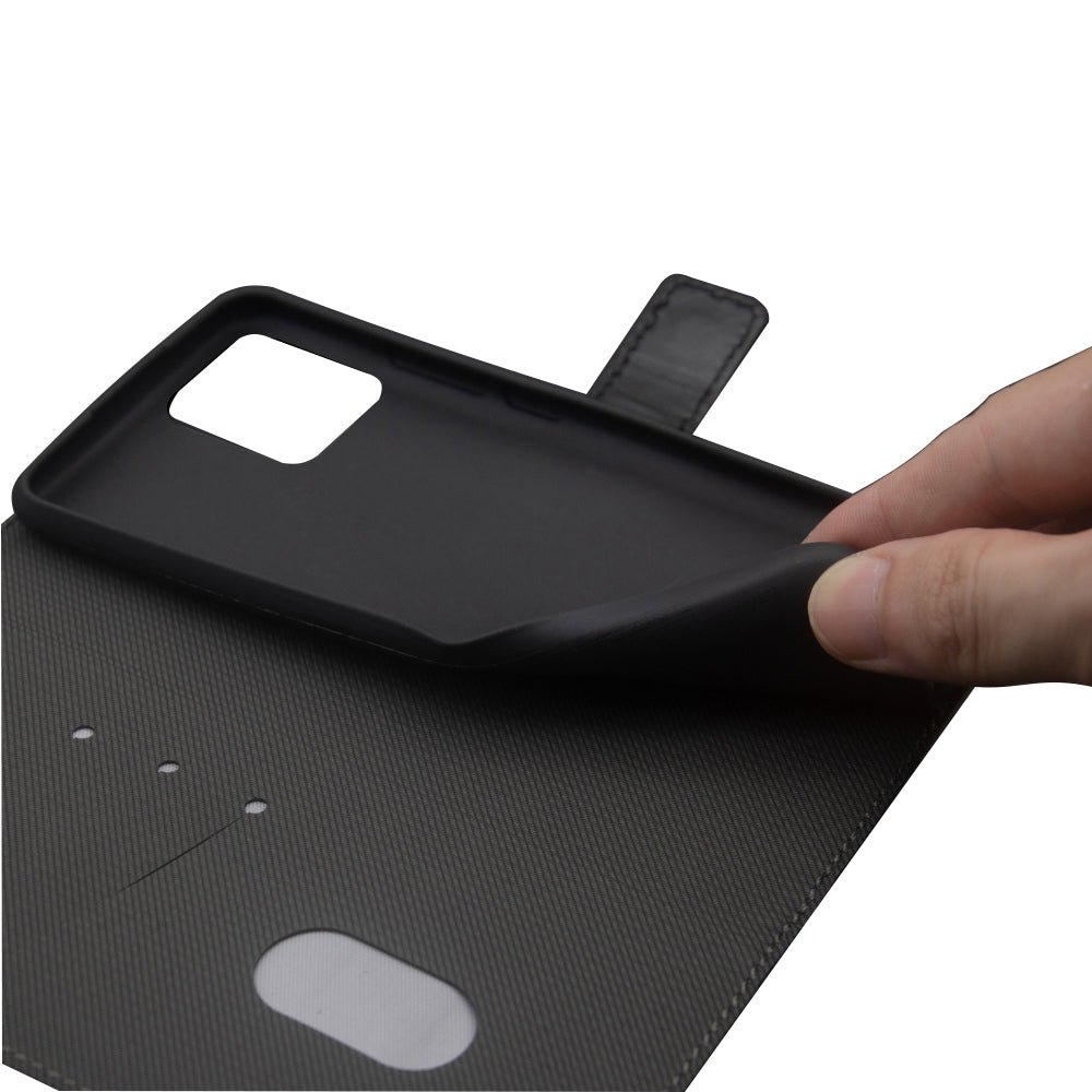 IDEWEI For Xiaomi Poco F5 Pro 5G Redmi K60 Pro 5G K60 5G Card Slots Color Splicing Leather Magnetic Phone Case with Wrist Strap