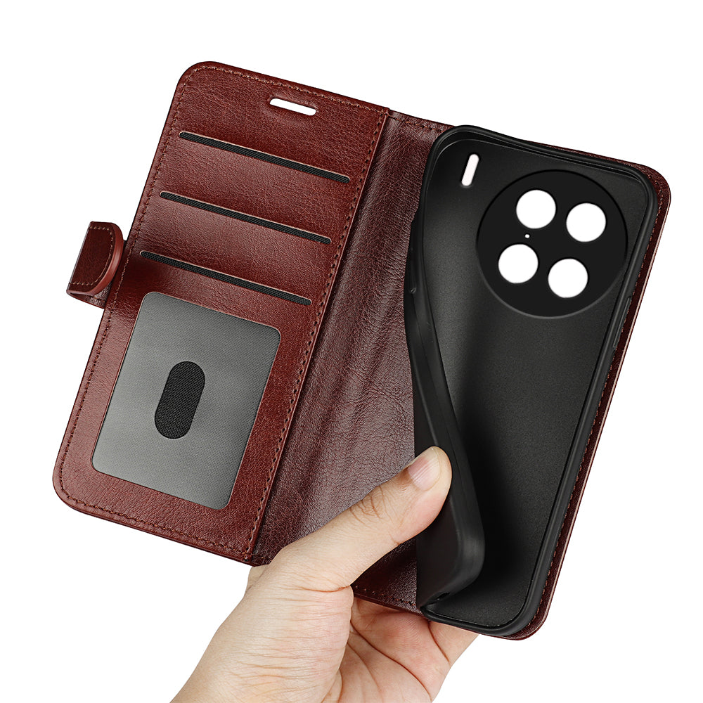 For vivo X90 Pro 5G Drop Protection Crazy Horse Texture Flip Stand Phone Case PU Leather TPU Phone Wallet Cover