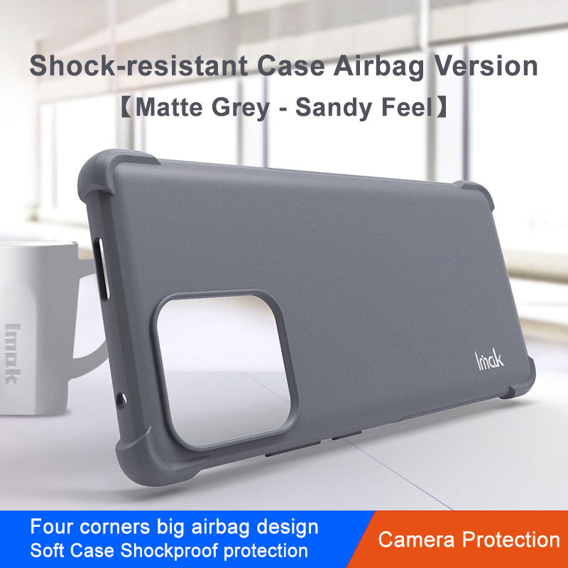 IMAK For Motorola Moto X40 5G Edge 40 Pro 5G Four Corners Airbag Protection Phone Case Soft TPU Matte Surface Drop-proof Phone Cover