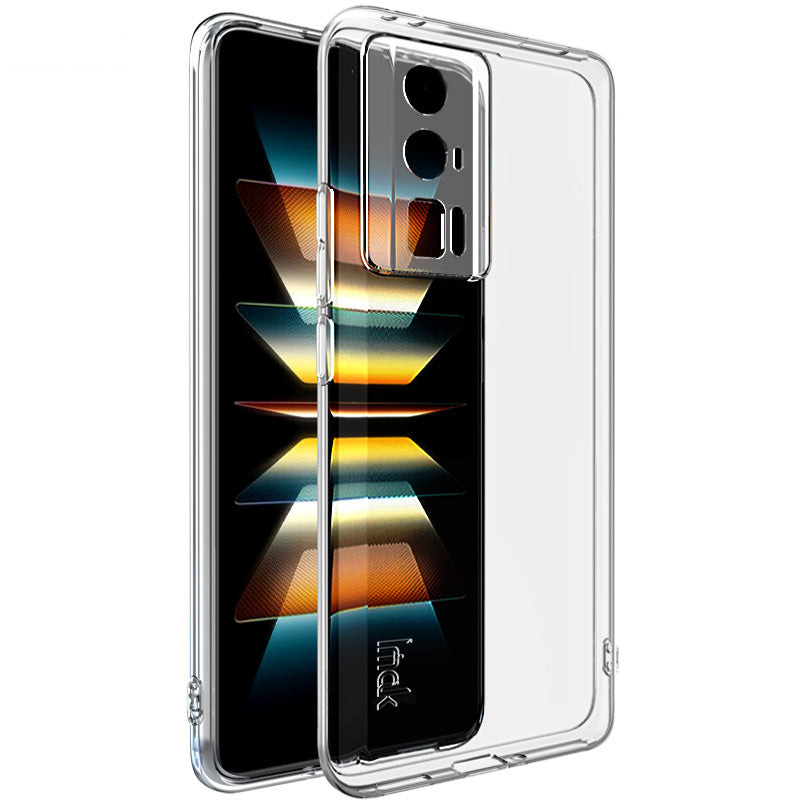 IMAK UX-10 Series Phone Case for Xiaomi Poco F5 Pro 5G/Redmi K60 Pro 5G/K60 5G Anti-drop Transparent Soft TPU Phone Back Cover