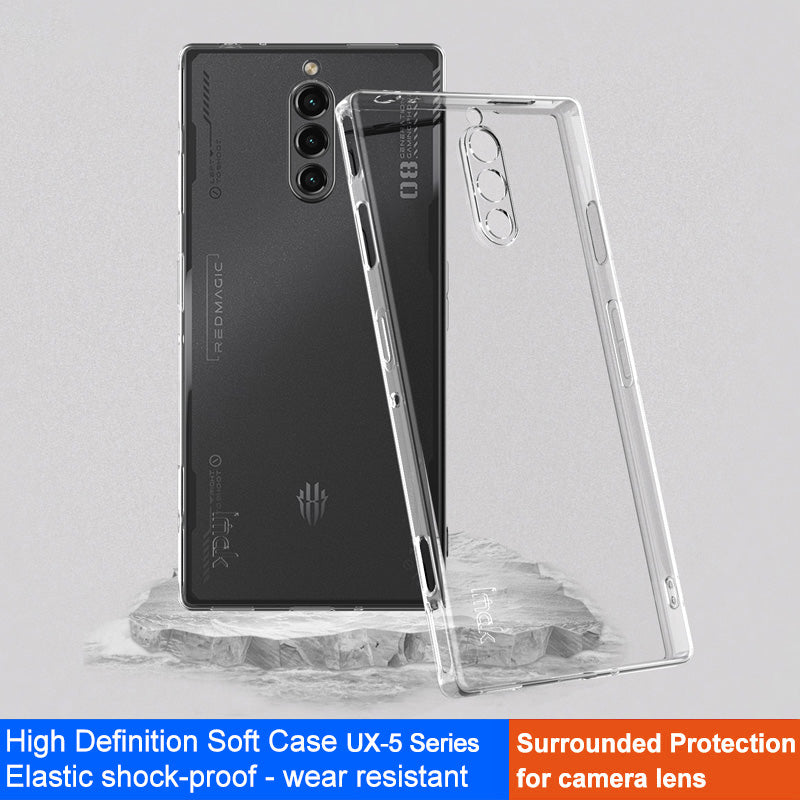 IMAK UX-5 Series for ZTE nubia Red Magic 8 Pro 5G/8 Pro 5G/8S Pro 5G/8S Pro 5G Clear Phone Case Soft TPU Anti-Scratch Shock Absorbing Cover