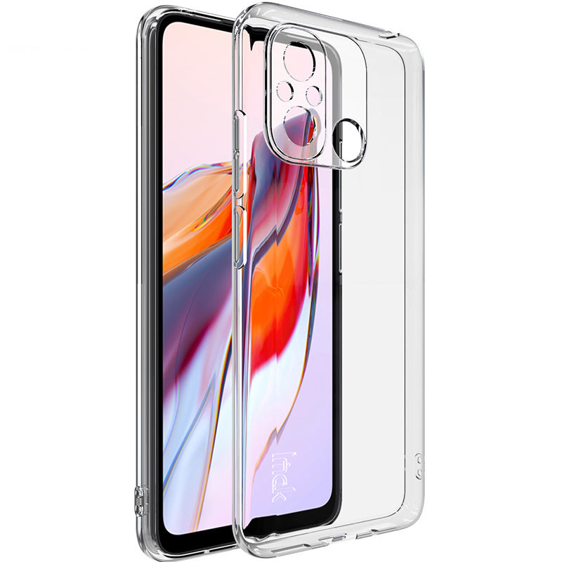 IMAK UX-5 Series for Xiaomi Redmi 12C 4G Anti-Yellowing Soft TPU Protective Phone Case Scratch-resistant Cell Phone Cover