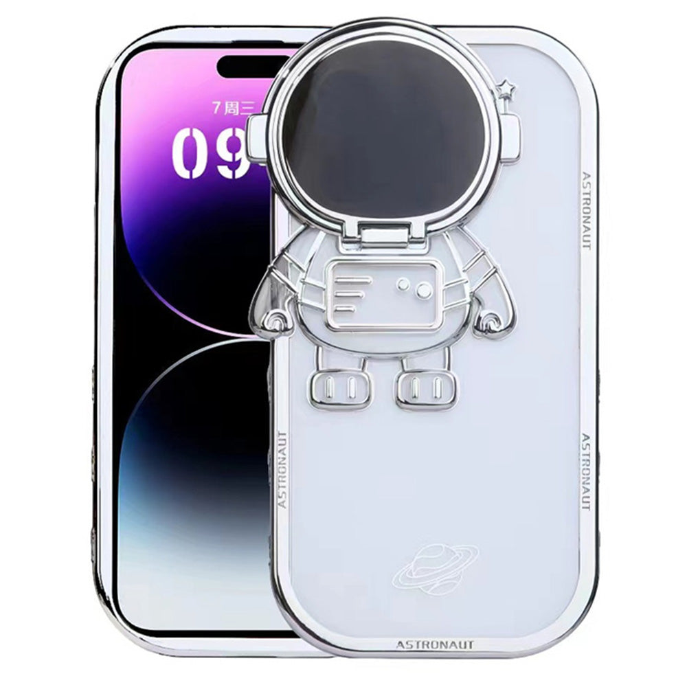 For iPhone 14 Pro Max Anti-fall Phone Case Spaceman Design TPU Phone Shell with Camera Lens Cover
