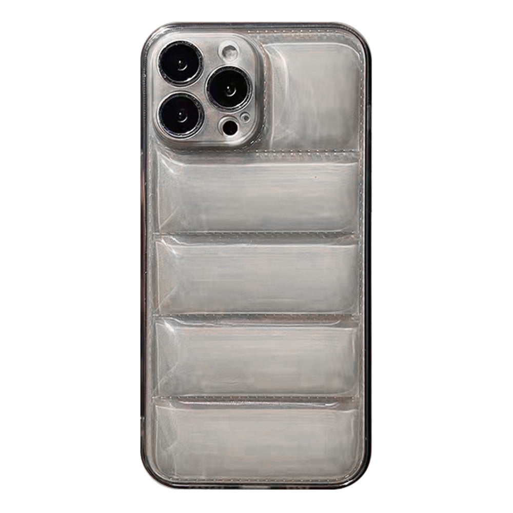 For iPhone 13 Pro 6.1 inch Down Jacket Design Phone Case Shockproof TPU Phone Back Cover
