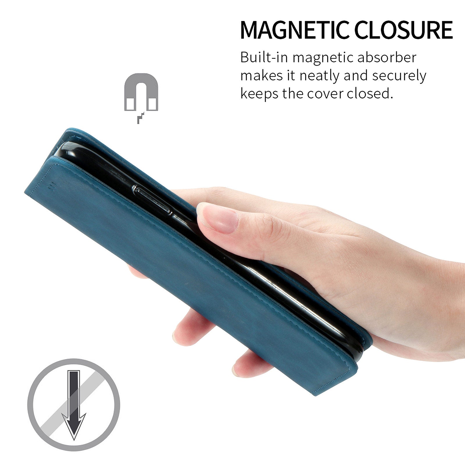 For Samsung Galaxy Note20 Ultra 5G Note20 Ultra Skin-touch Retro PU Leather Phone Case Magnetic Auto Closing Stand Anti-scratch Phone Cover with Card Holder