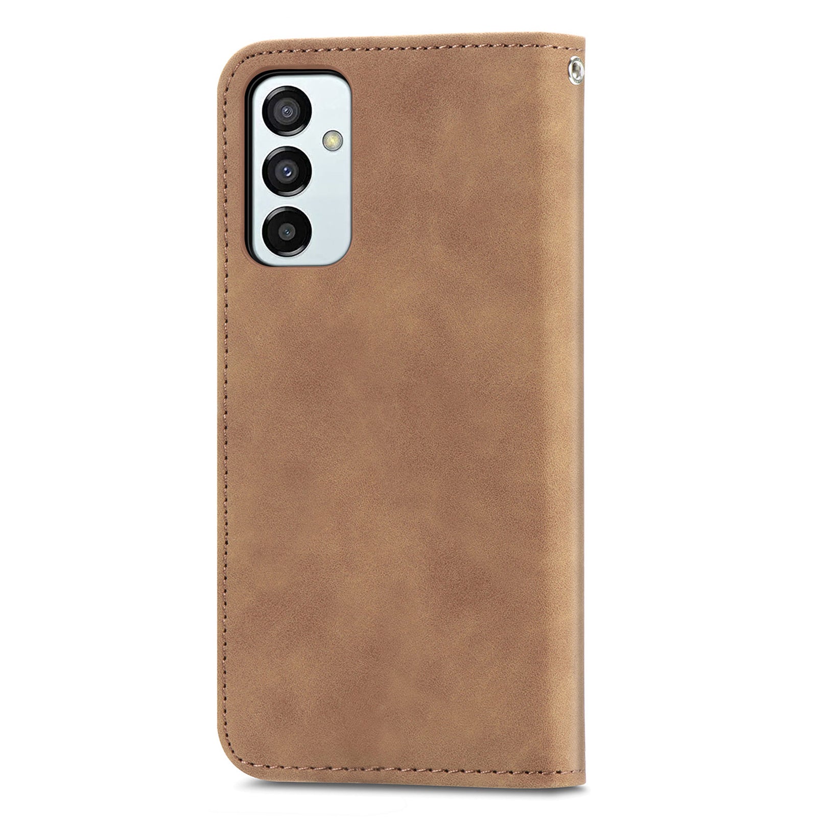 PU Leather Phone Case For Samsung Galaxy M23 5G M13 4G F23 5G Skin-touch Retro Magnetic Auto Closing Stand Protective Phone Cover Card Holder