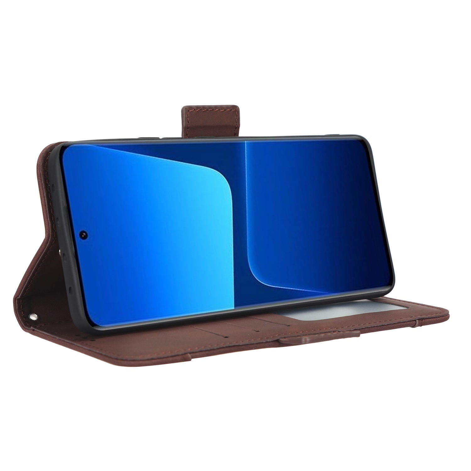 For Xiaomi 13 5G Anti-drop PU Leather Phone Case Multiple Card Slots Magnetic Full Protection Flip Phone Cover Wallet Stand