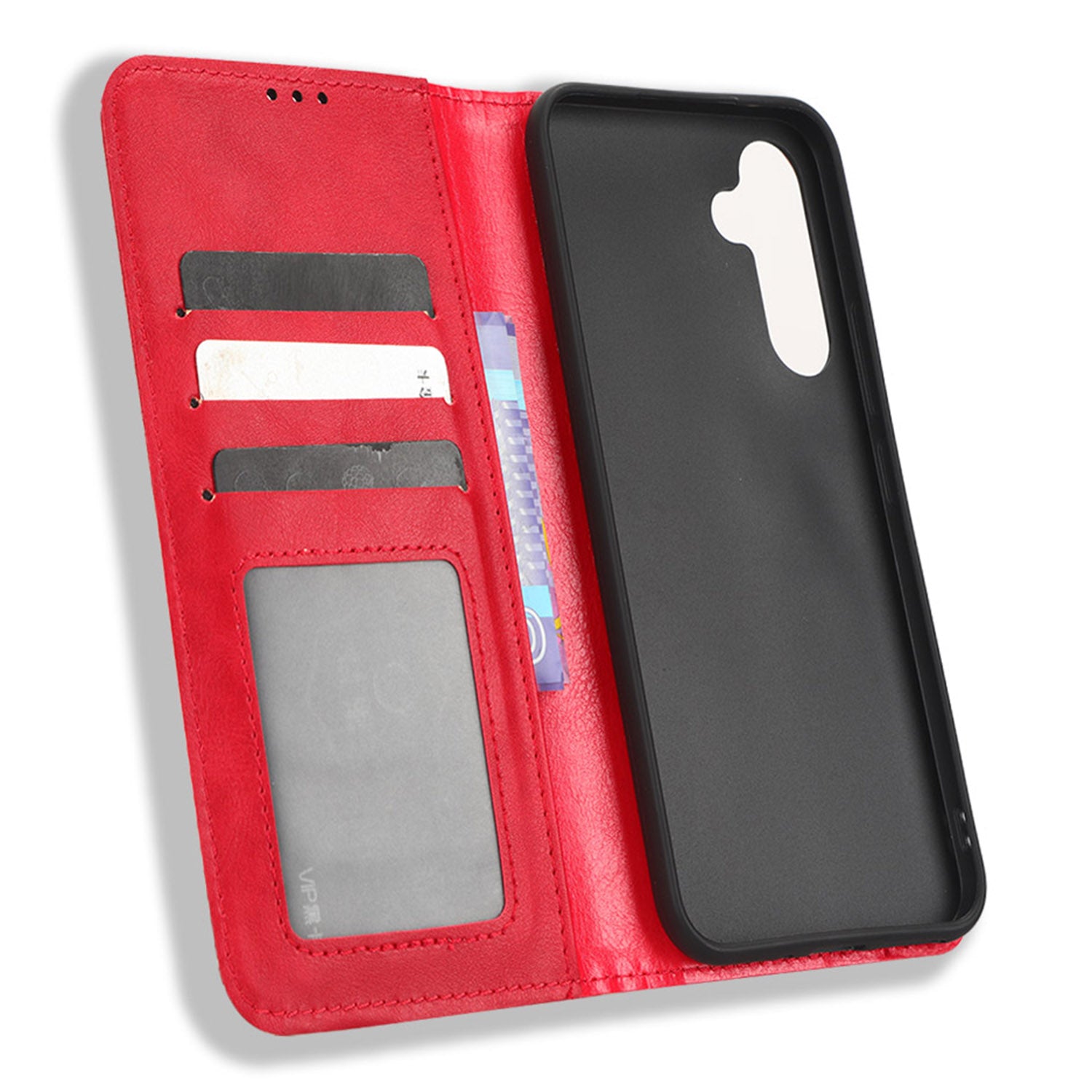 Retro Texture Phone Cover For Samsung Galaxy A54 5G Magnetic Auto Closing Imprinted Pattern PU Leather Flip Wallet Stand Phone Case