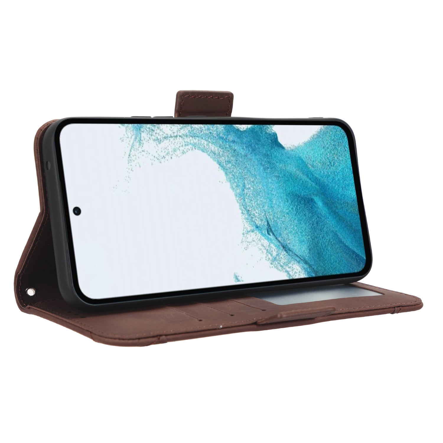 For Samsung Galaxy A54 5G Multiple Card Slots PU Leather Anti-shock Phone Case Magnetic Flip Protective Phone Cover Wallet Stand