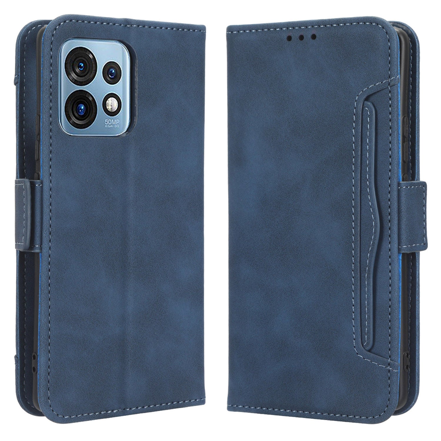 For Motorola Moto X40 5G Edge 40 Pro 5G Edge (2023) Anti-fall PU Leather Phone Case Card Holder Shockproof Magnetic Closure Flip Phone Cover Wallet Stand