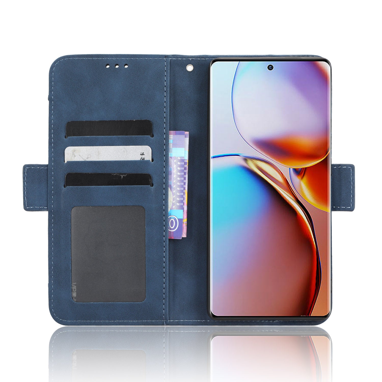 For Motorola Moto X40 5G Edge 40 Pro 5G Edge (2023) Anti-fall PU Leather Phone Case Card Holder Shockproof Magnetic Closure Flip Phone Cover Wallet Stand