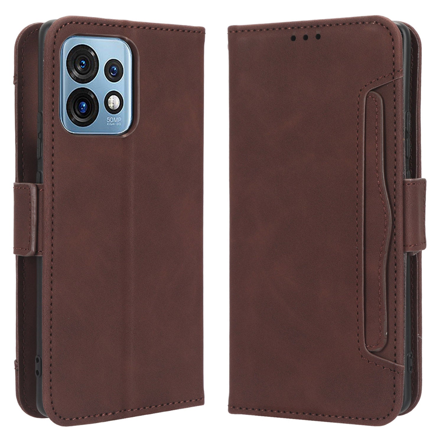 For Motorola Moto X40 5G Edge 40 Pro 5G Edge (2023) Anti-fall PU Leather Phone Case Card Holder Shockproof Magnetic Closure Flip Phone Cover Wallet Stand