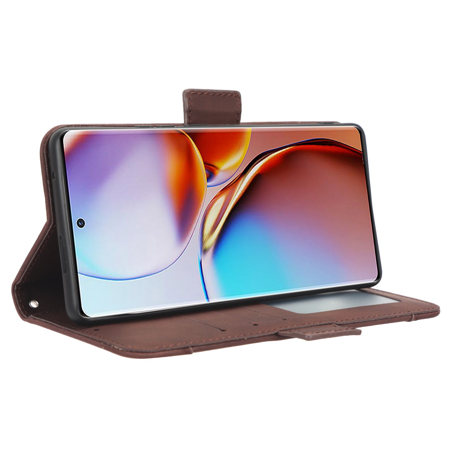 For Motorola Moto X40 5G Edge 40 Pro 5G Edge (2023) Anti-fall PU Leather Phone Case Card Holder Shockproof Magnetic Closure Flip Phone Cover Wallet Stand