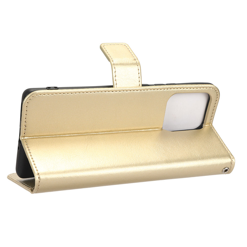 Phone Cover For Motorola Moto X40 5G Edge 40 Pro 5G Crazy Horse Texture Magnetic Flip Wallet Stand Scrach-resistant PU Leather Phone Case with Strap
