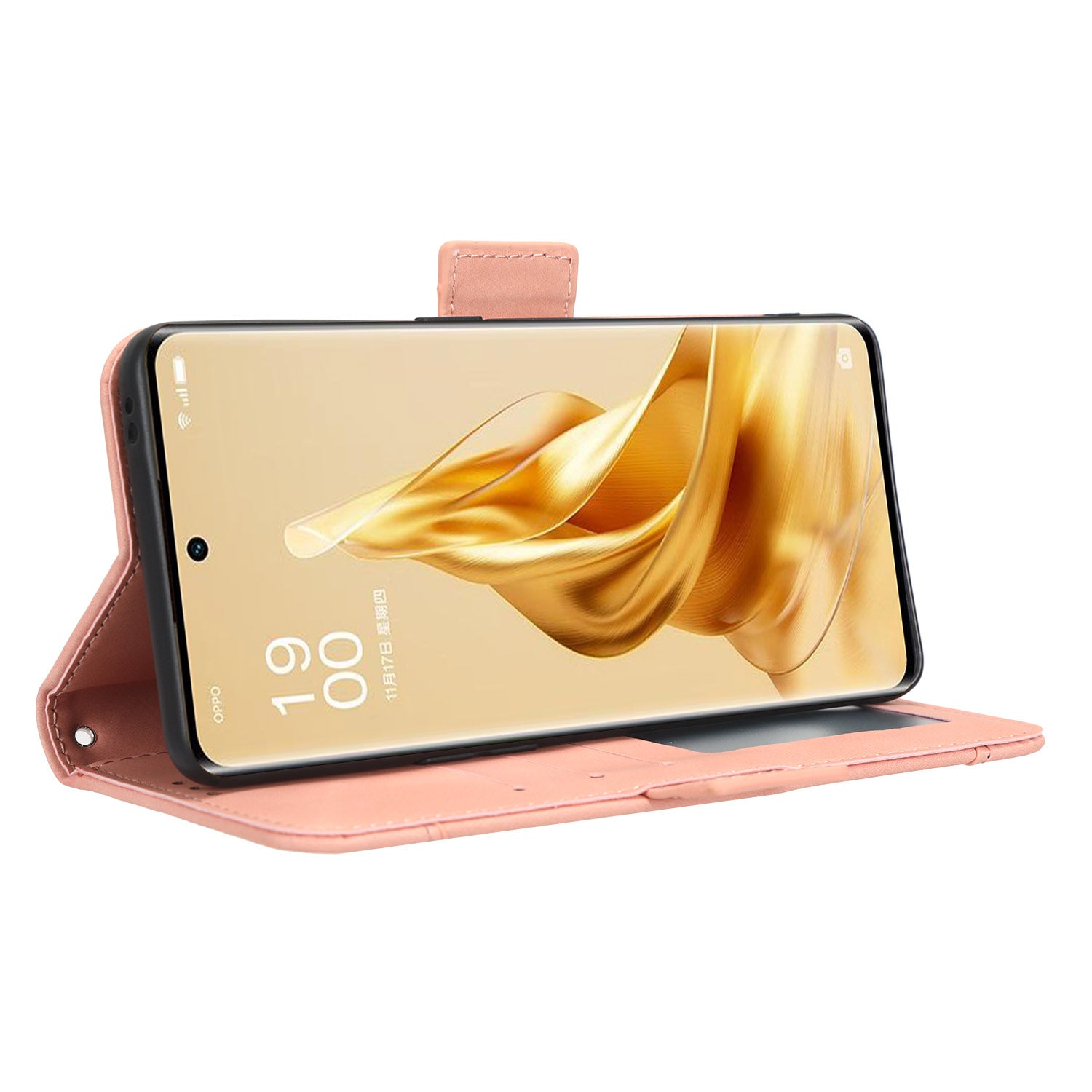 For Oppo Reno9 5G Reno9 Pro 5G Book Style PU Leather Phone Case Multiple Card Slots Magnetic Flip Phone Cover Wallet Stand