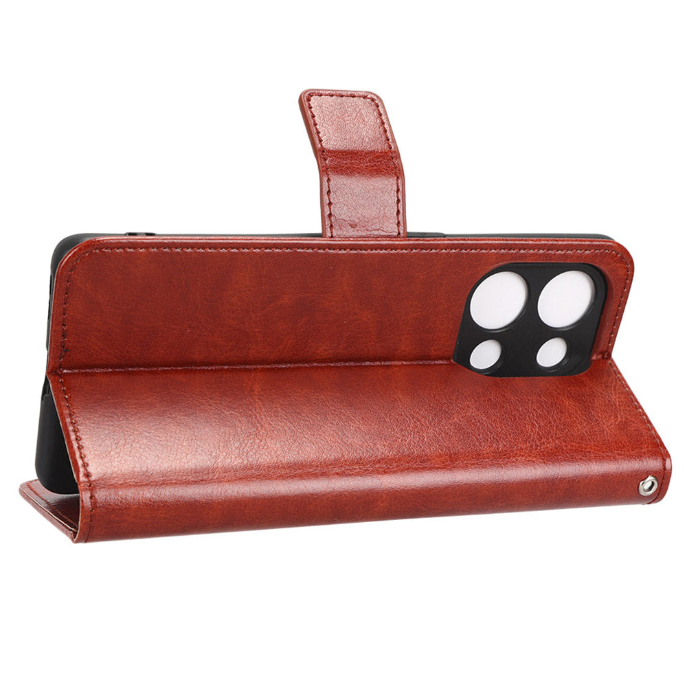 For Oppo Reno9 5G Reno9 Pro 5G Crazy Horse Texture Magnetic Overall Coverage Cell Phone Case Flip Wallet Stand PU Leather Phone Cover with Strap