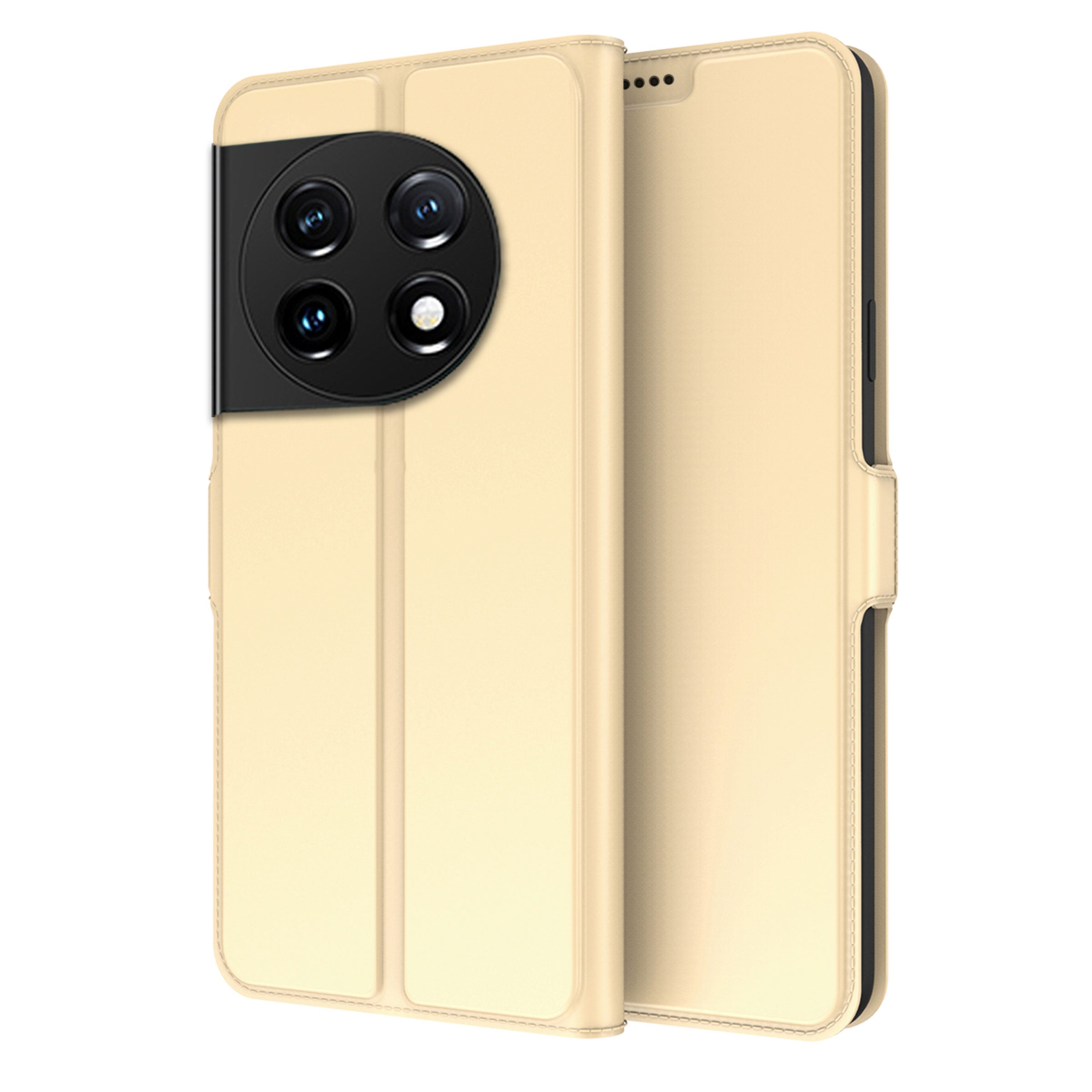For OnePlus 11 5G Flip Folio Phone Cover Stand Card Holder PU Leather Inner TPU Protective Magnetic Phone Case