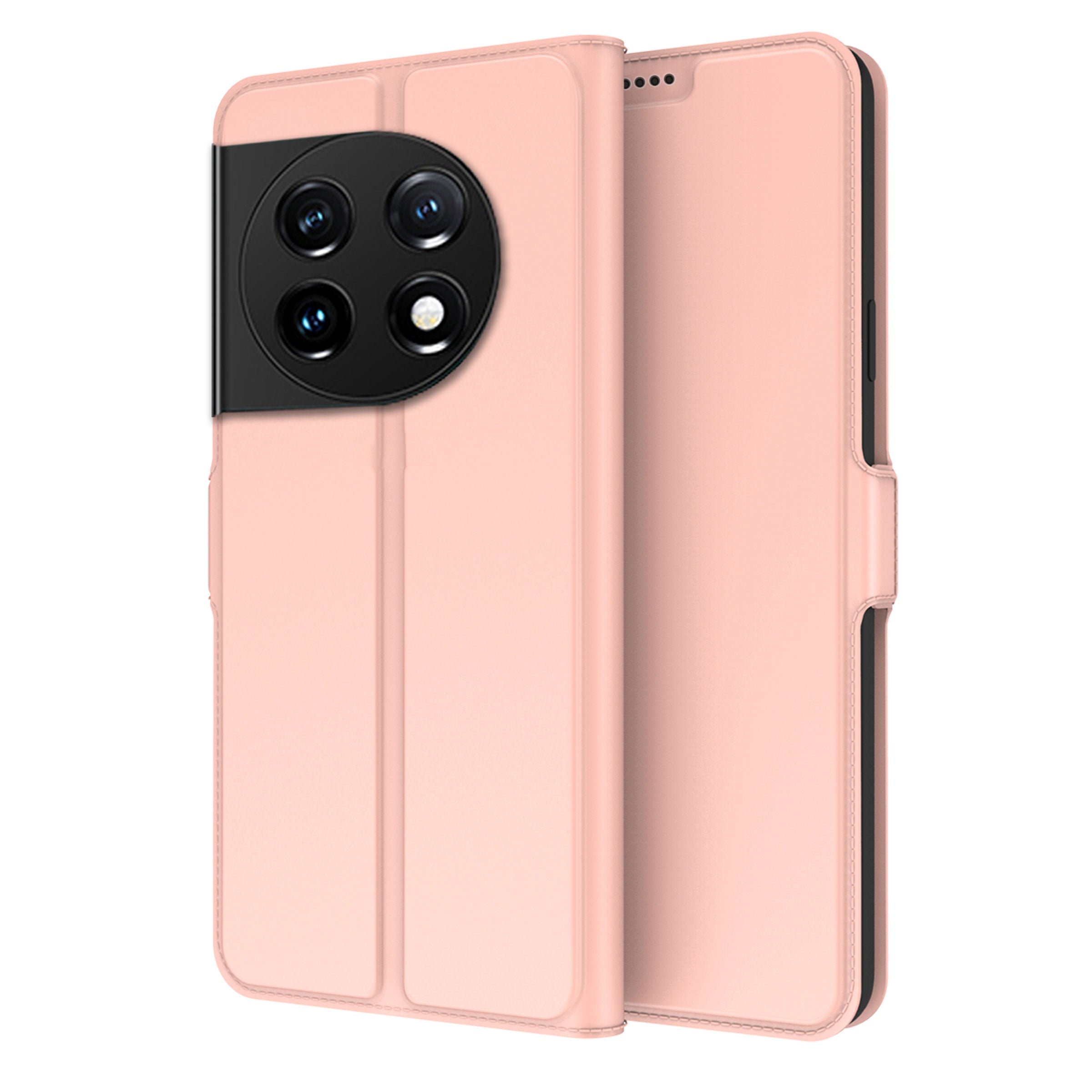 For OnePlus 11 5G Flip Folio Phone Cover Stand Card Holder PU Leather Inner TPU Protective Magnetic Phone Case