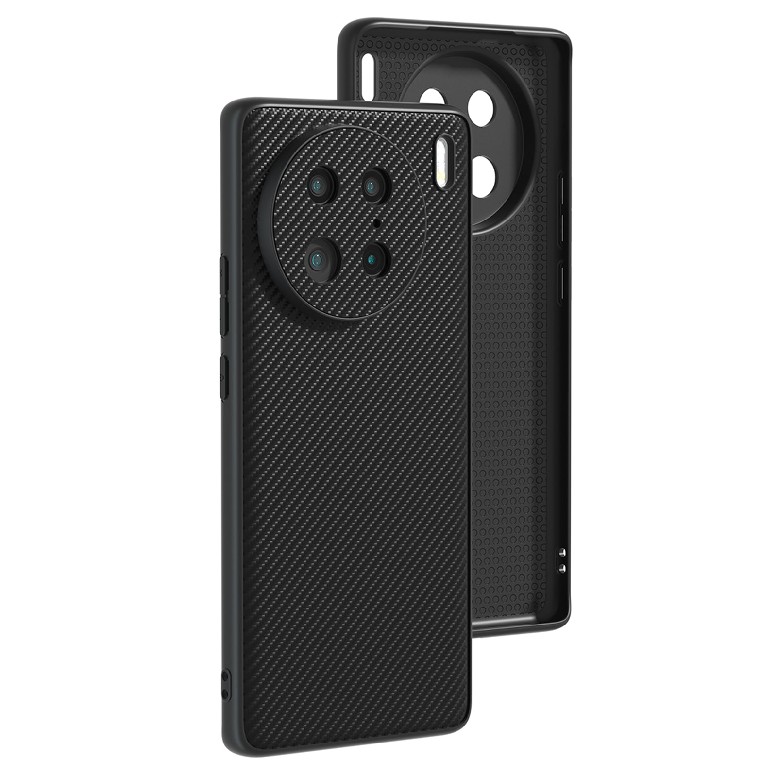 VILI TC Series for vivo X90 Pro 5G Protective Phone Cover Textured Leather Coated TPU Anti-scratch Mobile Phone Case