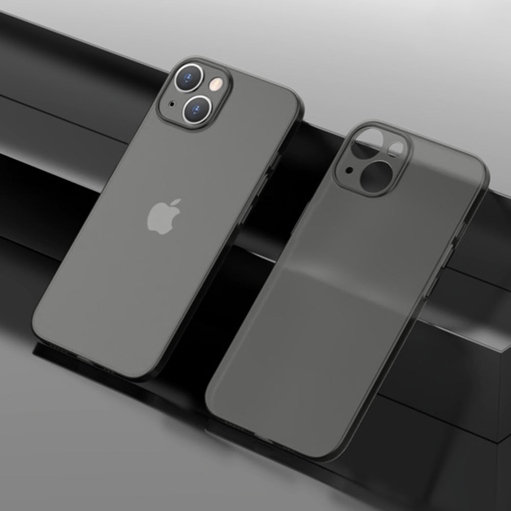 For iPhone 13 6.1 inch Ultra Thin PP Back Cover Precise Cutout Lens Protection Matte Phone Case - Transparent White